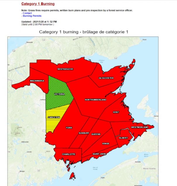 UPDATE Burn Ban In Effect For Most Of NB 91.9 The Bend